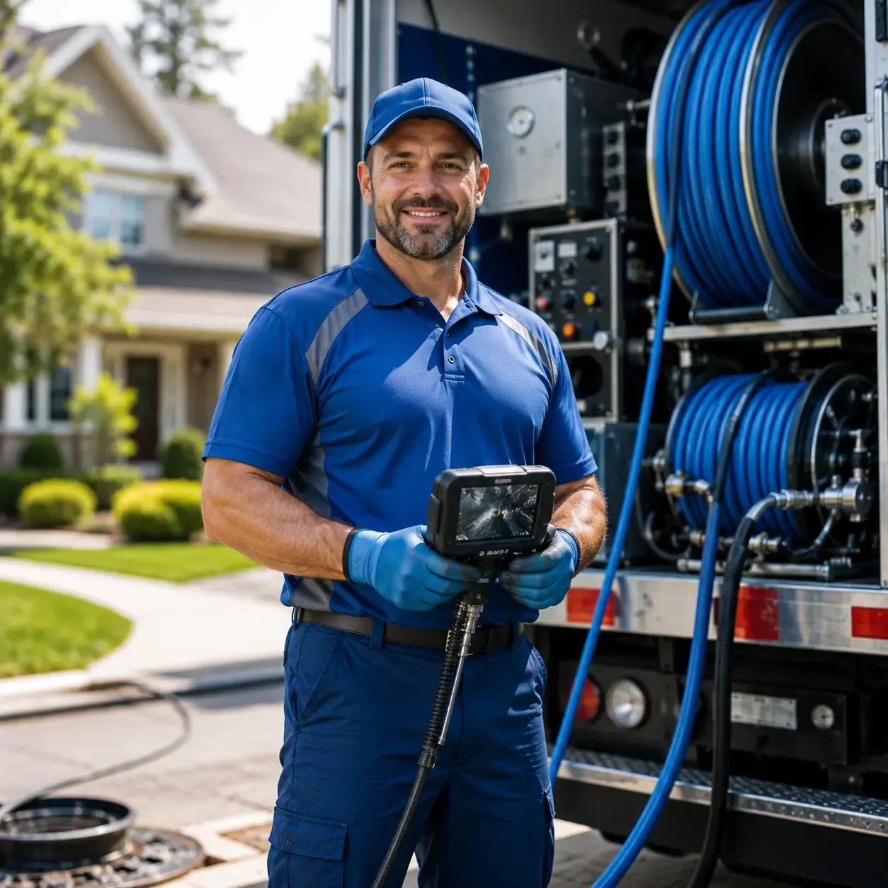 Local outdoor drain cleaning specialists in Highlands, TX